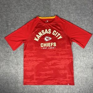 Fanatics Kansas City Chiefs Hail Mary Raglan T-Shirt Est. 1960 Large